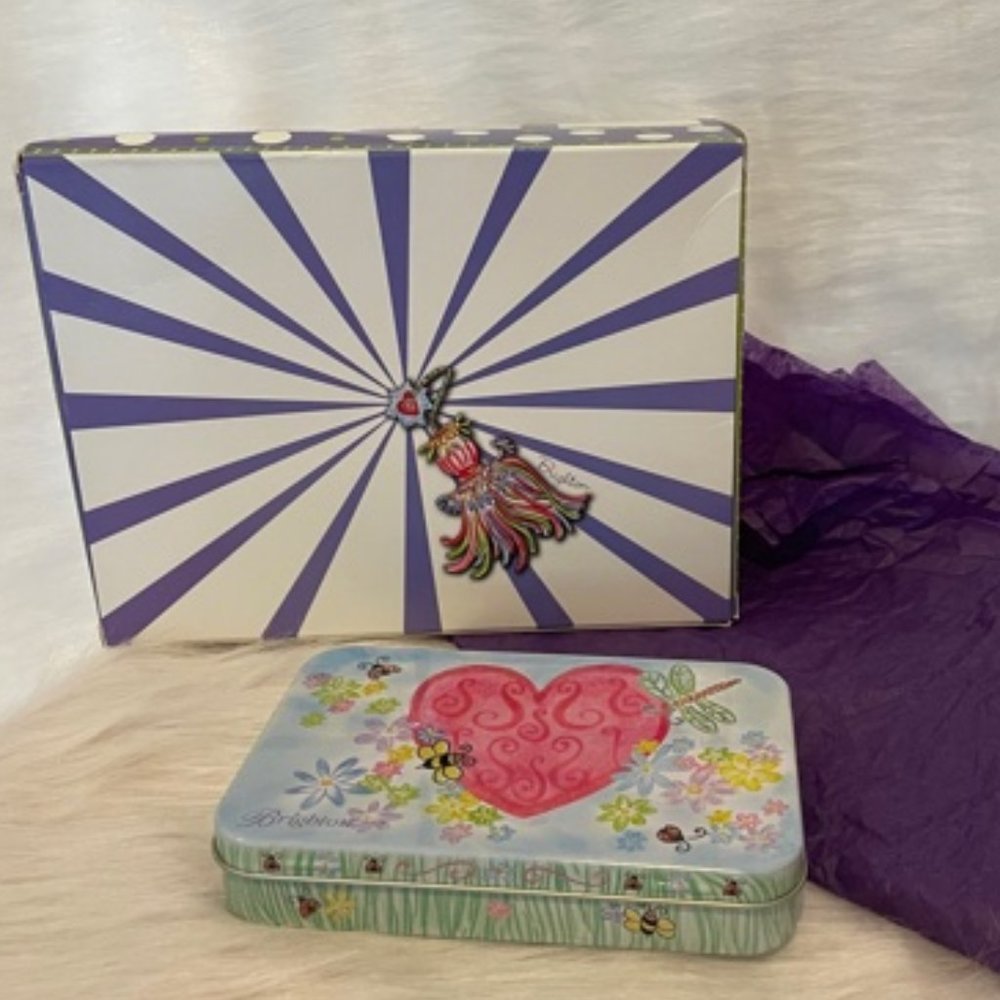 Brighton tea candle set in carry case NWOT